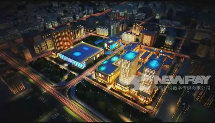 某国际广场三维建筑动画