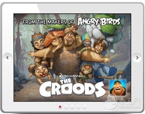 《克鲁德一家The Croods》将携手Rovio推出游戏版本