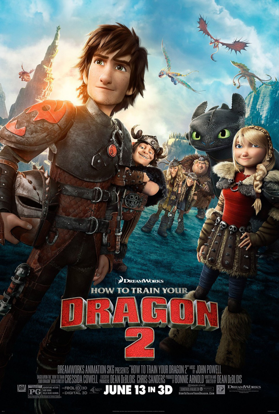 3D动画《驯龙高手2》热映 第三步有望加入中国龙元素