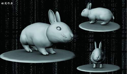 兔子三维模型